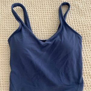 Lulu Lemon Tank - Size 0 - Blue